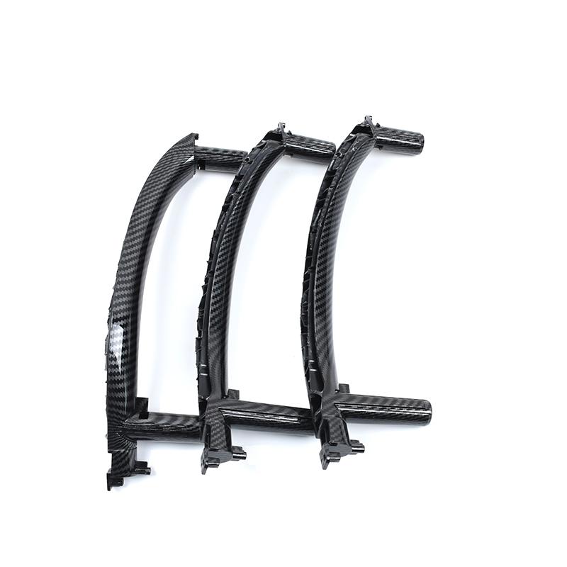 Maniglia Interna Tirante Porta LHD RHD Rivestimento Interno Sostituzione Fibra di Carbonio Per BMW F15 F16 X5 X6 2014-