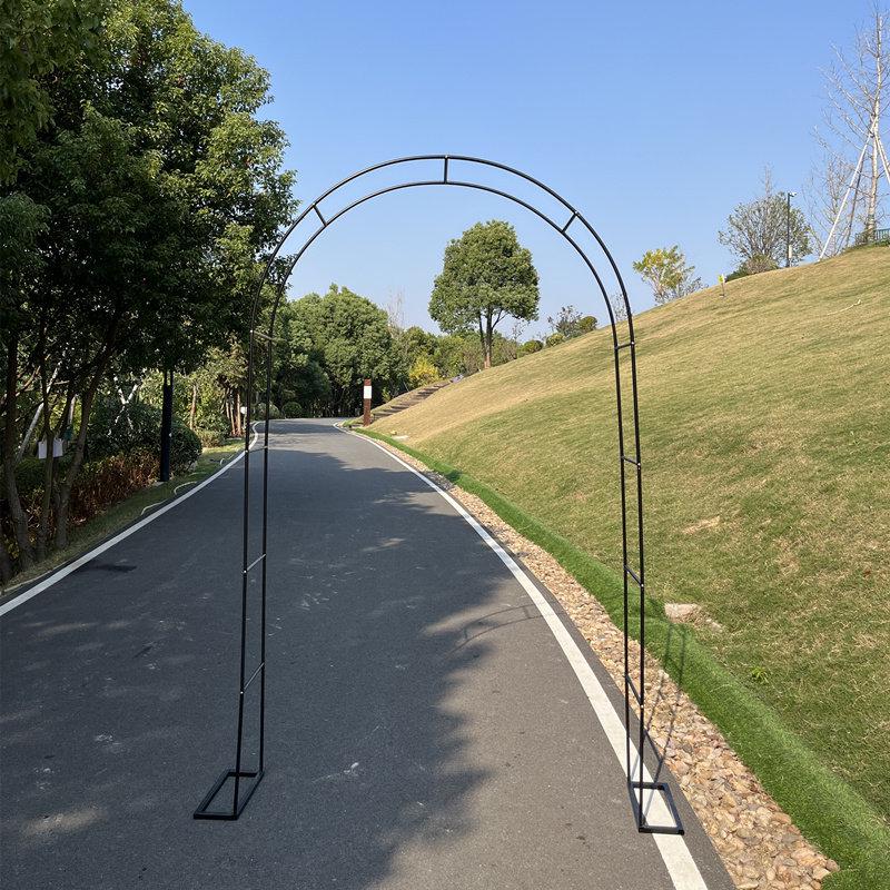 Garden Trellis Plant Climber Arch: Supports Grapes, Clematis, Blue Plumbago, Roses, and Vines