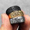 Devil Multi Eyes Men Rings Stainless Steel Punk Vintage Desinger Cool Stuff Fashion Jewelry Accessories For Women Gift