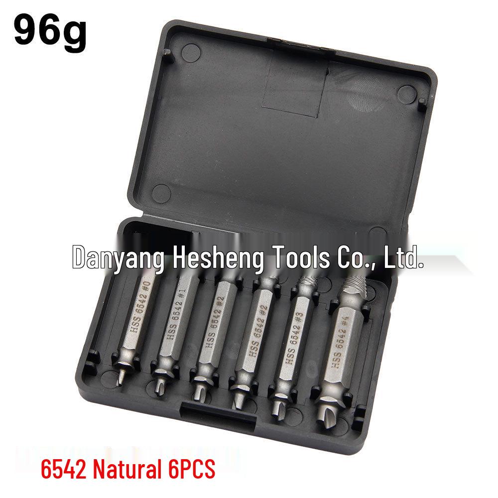 High-Speed Steel Double-Head Screw Extractor & S2 Screwdriver Set