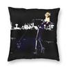Roxy Music Band Square Pillowcase Polyester Linen Velvet Printed Zip Decorative Pillow Case Car Cushion Cover x