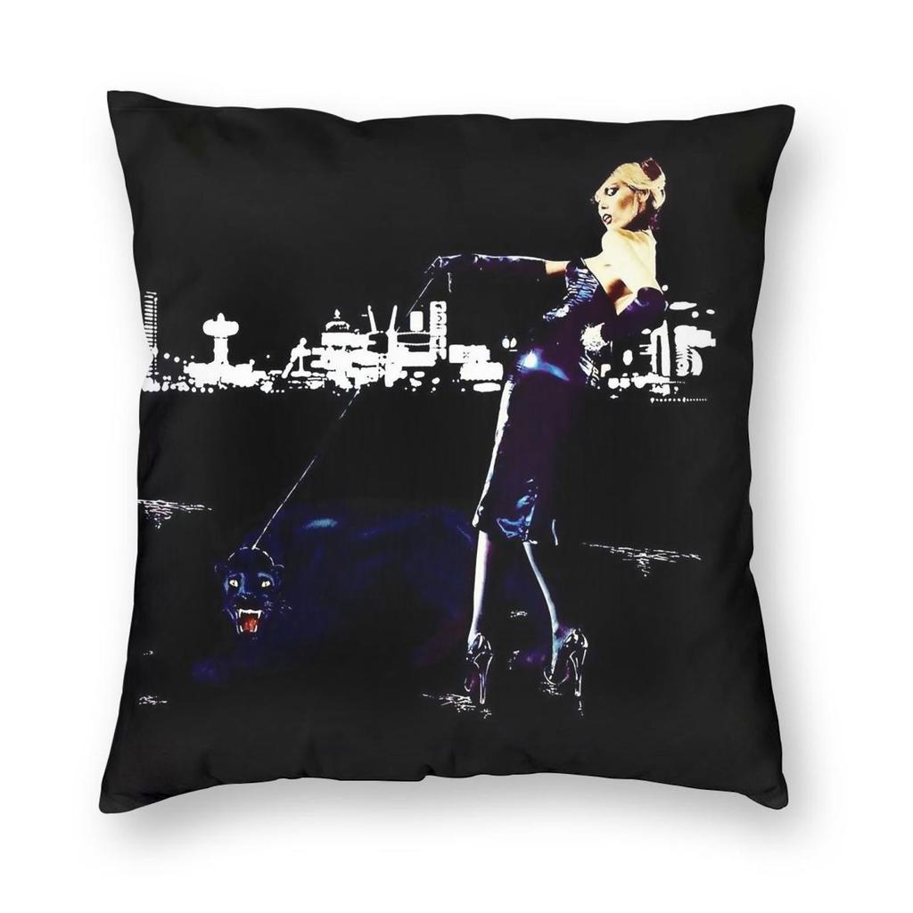 Roxy Music Band Square Pillowcase Polyester Linen Velvet Printed Zip Decorative Pillow Case Car Cushion Cover x