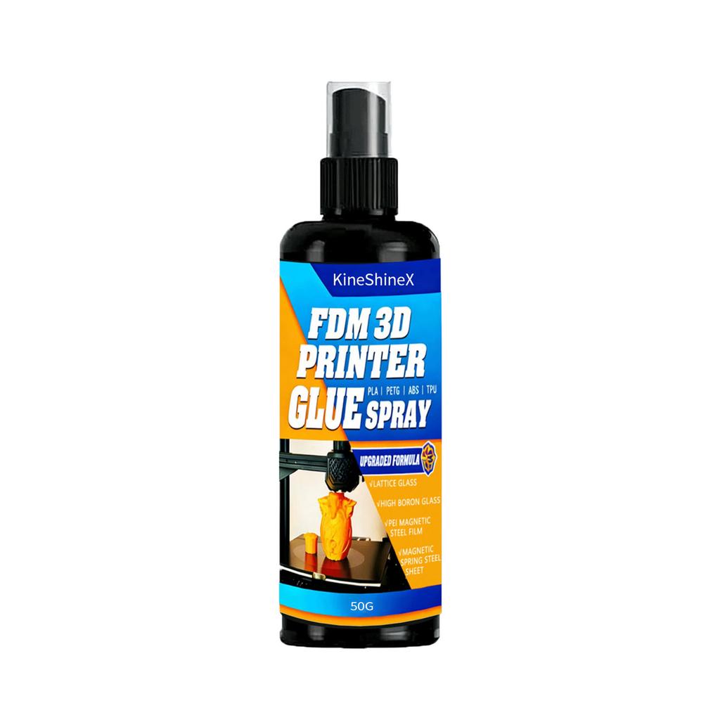 100/200ml Klej do drukarki 3D - Spray klejący do druku 3D, Zapobiega wypaczaniu na podgrzewanym stole roboczym, Łatwy do usunięcia, Zwiększa przyczepność do stołu
