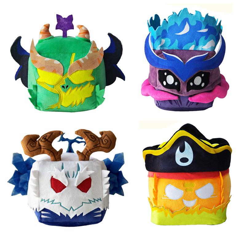 15cm Blox Fruits Plush Toys Mammoth Fruit Spin Sound Quake Shadow Dragon Rumble Stuffed Blox Fruit Doll Plushie Figure Xmas Gift