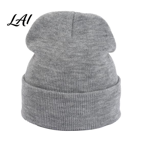Daily Commuter Warm Gear Unisex Solid Color Knit Beanies Classic Slouchy Skull Cap for Winter Colorful Cold Weather Hat Casual Headwear Men