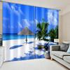 Custom Japanese Landscape Curtains Mount Fuji Red Maple Tree Theme Japanese Restaurant Window Semi-blackout Curtains 2Panels