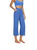 2026 Women's European Cotton Linen High-Waisted Wide-Leg Pants, Early Spring Fashion, Seven-Tenths Length.