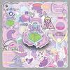 50 Sheets Pastel Cartoon Cute Girly DIY Journal and Car Stickers
