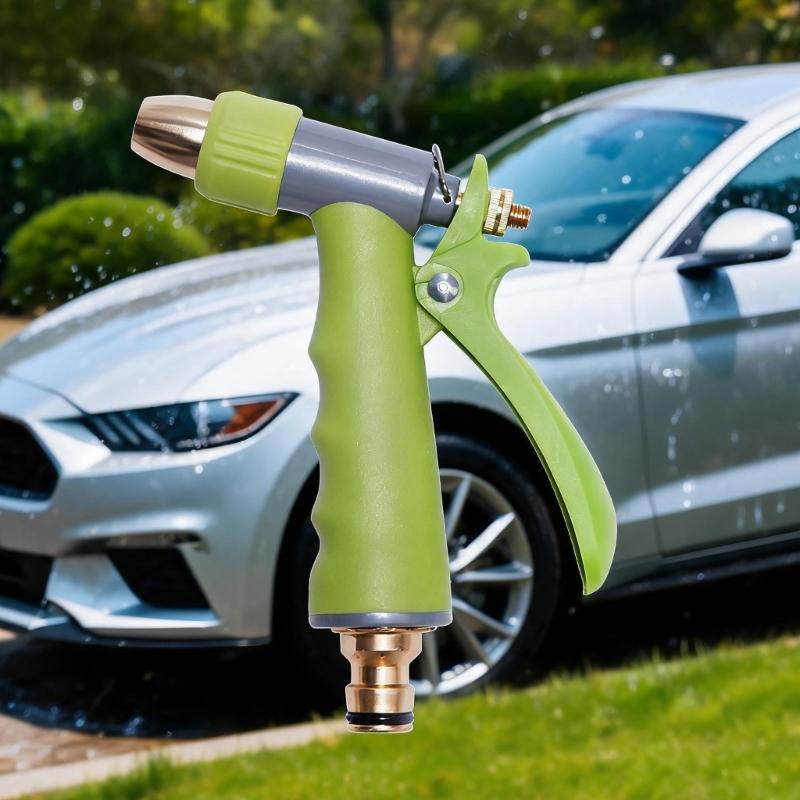 Pistole ad Acqua in Alluminio Ugello di Irrigazione Multiuso Spruzzatore Robusto per Lavaggio Auto e Irrigazione Fiori
