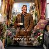 French legendary rock singer and actor Johnny Hallyday blanket soft home furnishing nap decoration four seasons warm Sherpa blanket U6