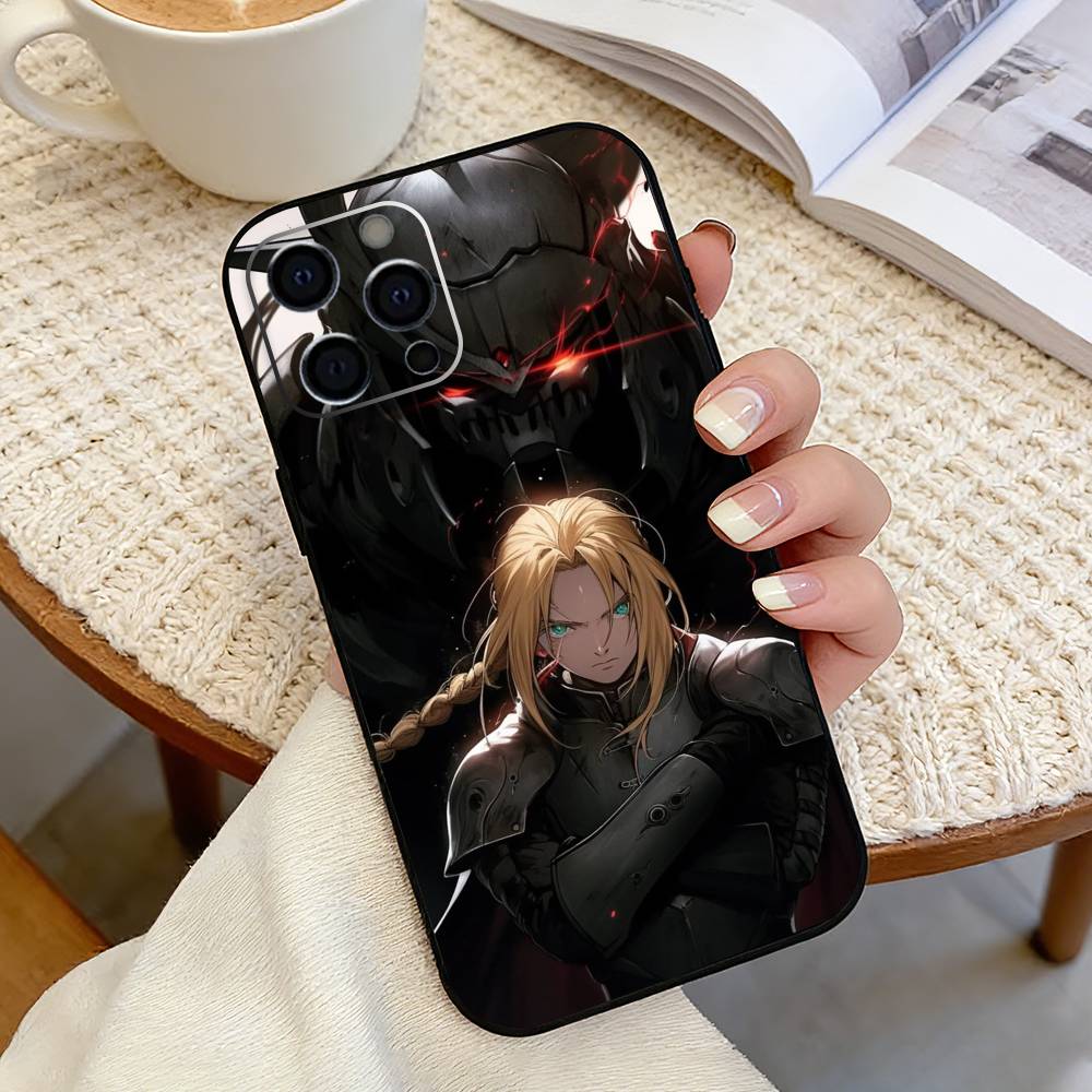 Fullmetal-l Alchemist-t Alphonse Phone Case For iPhone 17, 16,15,14,13,12,11 Plus,Pro Max, Others Soft Black Cover
