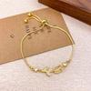 New Style Tulip and Rose Adjustable Bracelet for Women, Fashionable and Niche Design, Great Gift for Birthdays