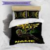 3pcs Custom Name The Legend of Zelda Breath of the Wild Bedding Set Duvet Cover Closure Includes 1 Duvet Cover & 2 Pillowcases for All Seasons Bedroom