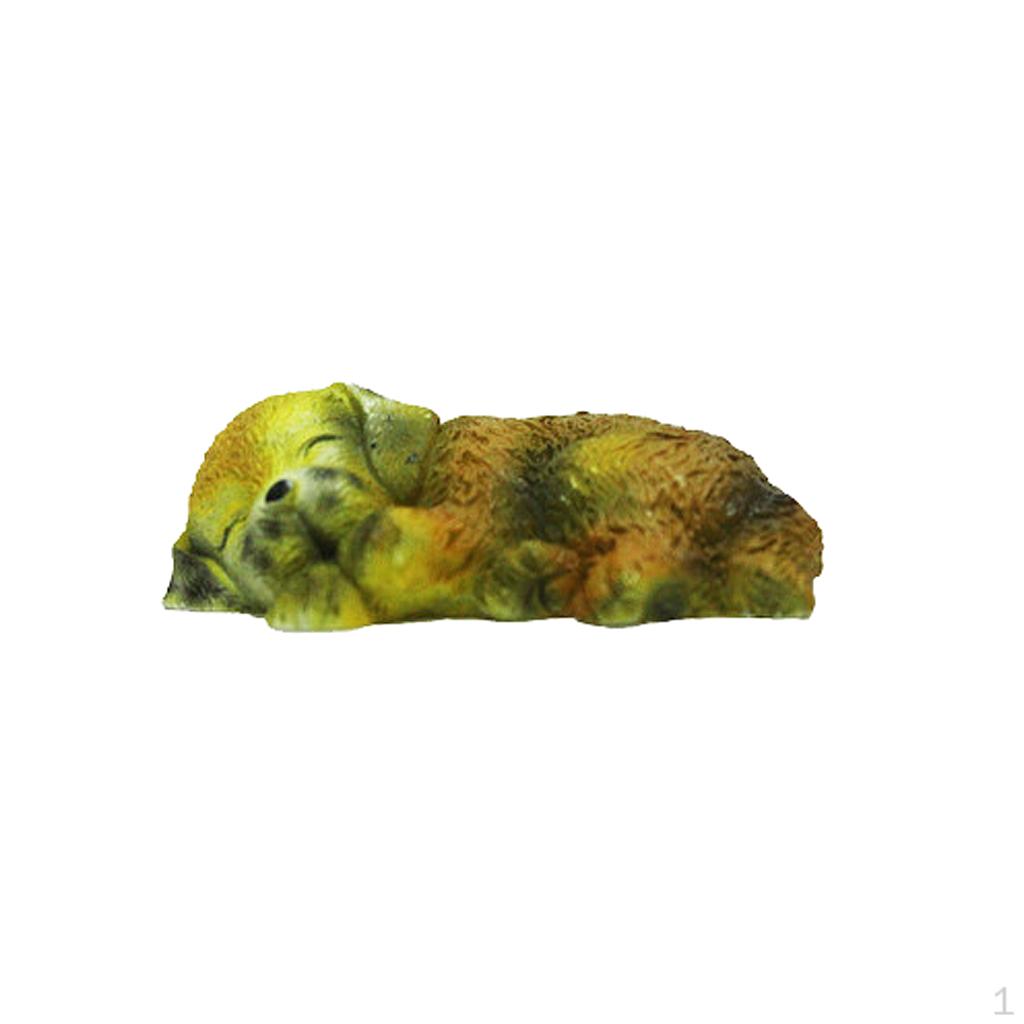 

1pc Micro Landscape Decoration Animal Miniature Fairy Garden Bonsai Craft Sleeping Dog