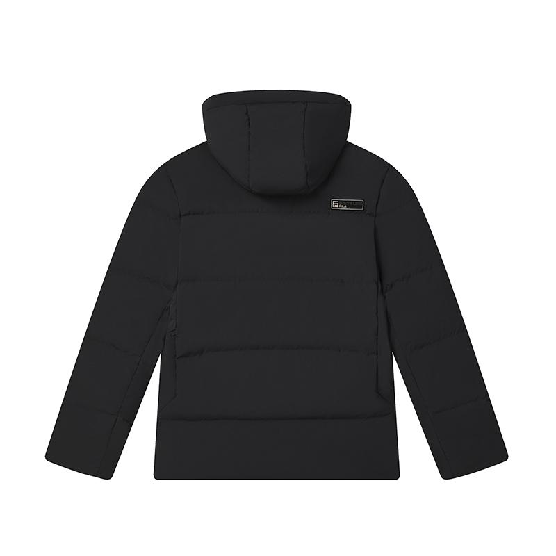FILA WHITE Down Jacket Men's Jet Black F11M443911FBK
