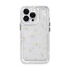 Simple Chrysanthemum TPU Transparent Phone Case For IPhone 16 15 14 13 12 11 Pro Max 7 8 Plus X XR XS Shockproof Soft Case