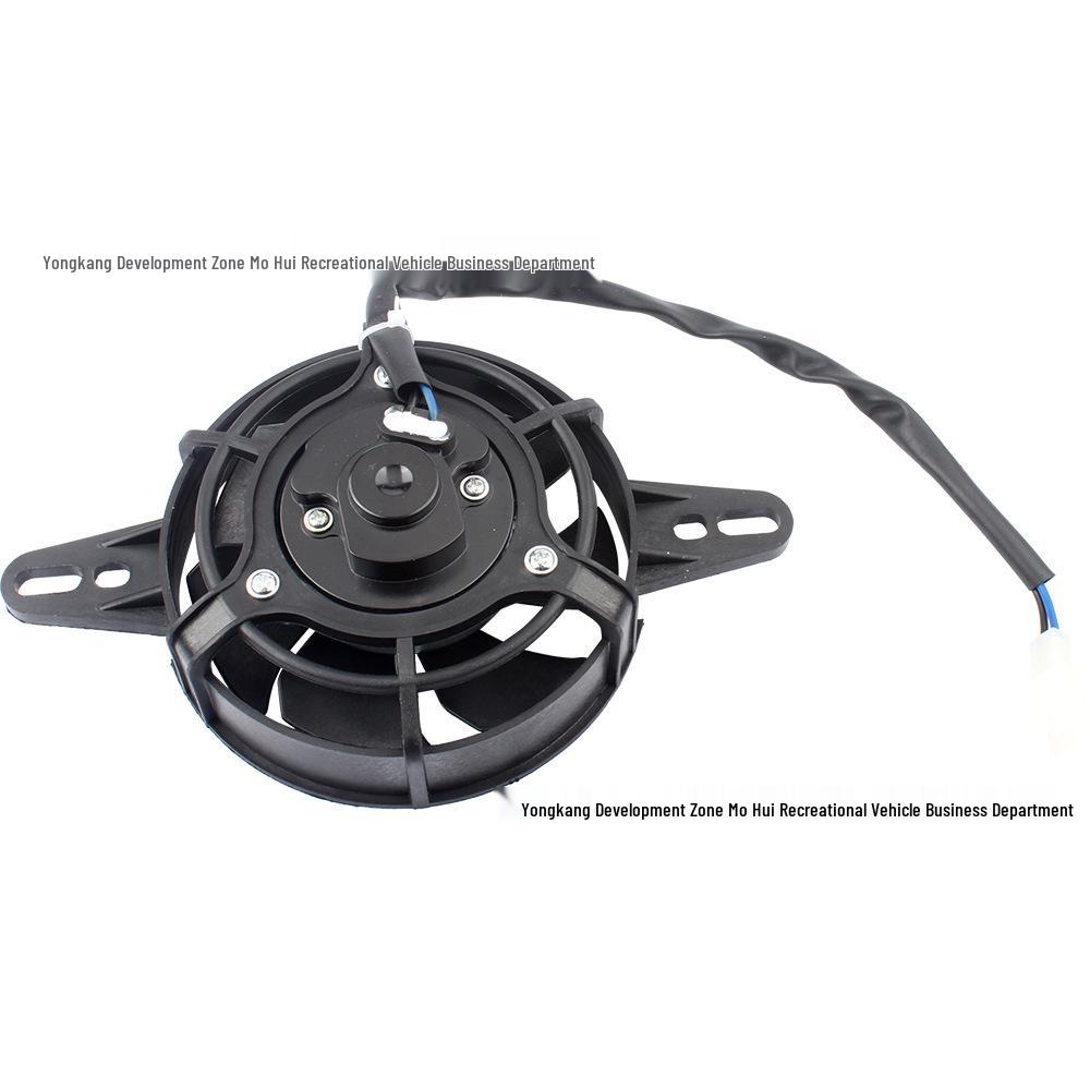 ATV Motorcycle Oil Cooler Cooling Fan for 150-250cc Water-Cooled Engines