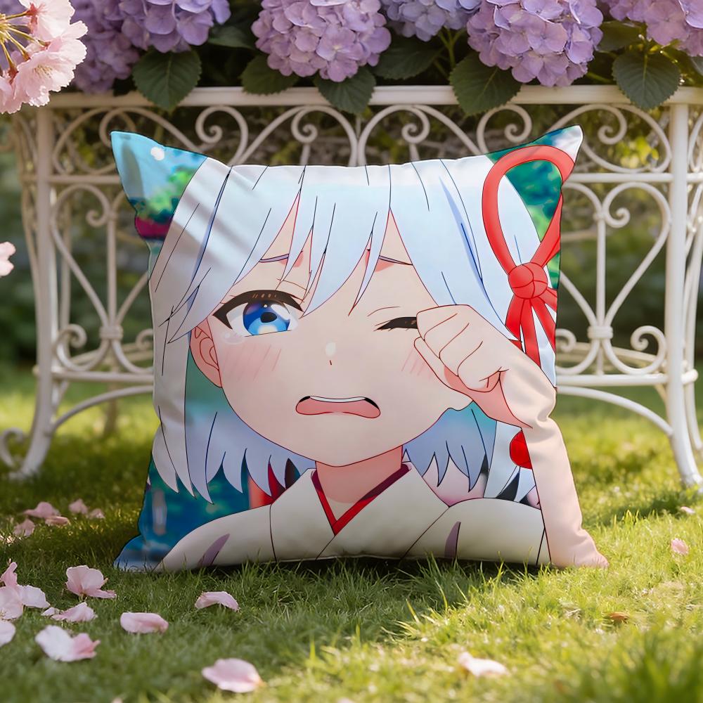 Animesan no enmusubi Cushion Cover Home & Car Dual-Scene Pillow Cover: Reversible for Premium Comfort