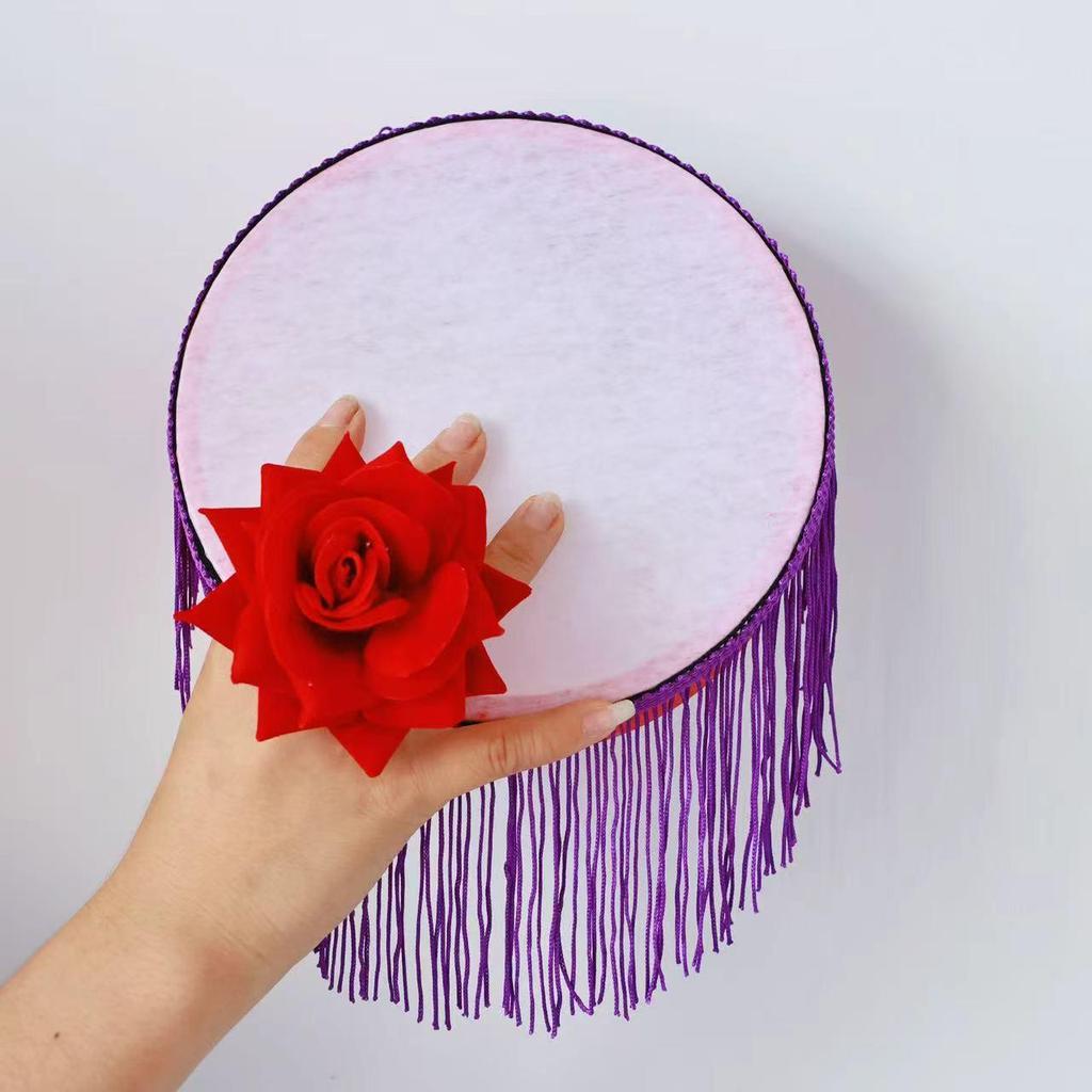 Lingnan Spring Dance Money Drum with Tassels - Suitable for All Ages