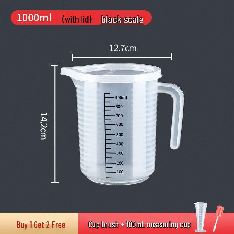 ZISIZ Food Grade Plastic Measuring Cup