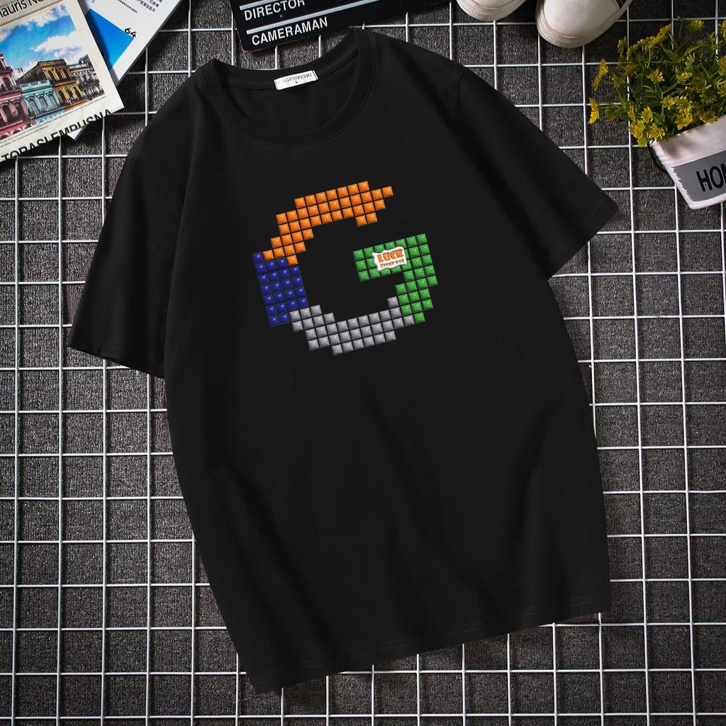 Cotton T-Shirts Men's Short Sleeved Pure Cotton T-shirt Korean Trendy Brand Student Round Neck Loose Half Sleeved Top T-shirt