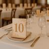 10pcs with Base Holder Wooden Table Numbers 1-10 Numbers Place Card Holders  Anniversary