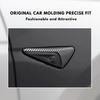Black Carbon Fiber Style Side Camera Decoration Cover Trim For Tesla Model S X 3