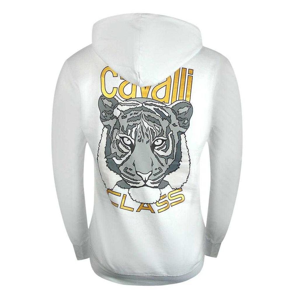 Cavalli Class Mens Bold Tiger Hoodie
