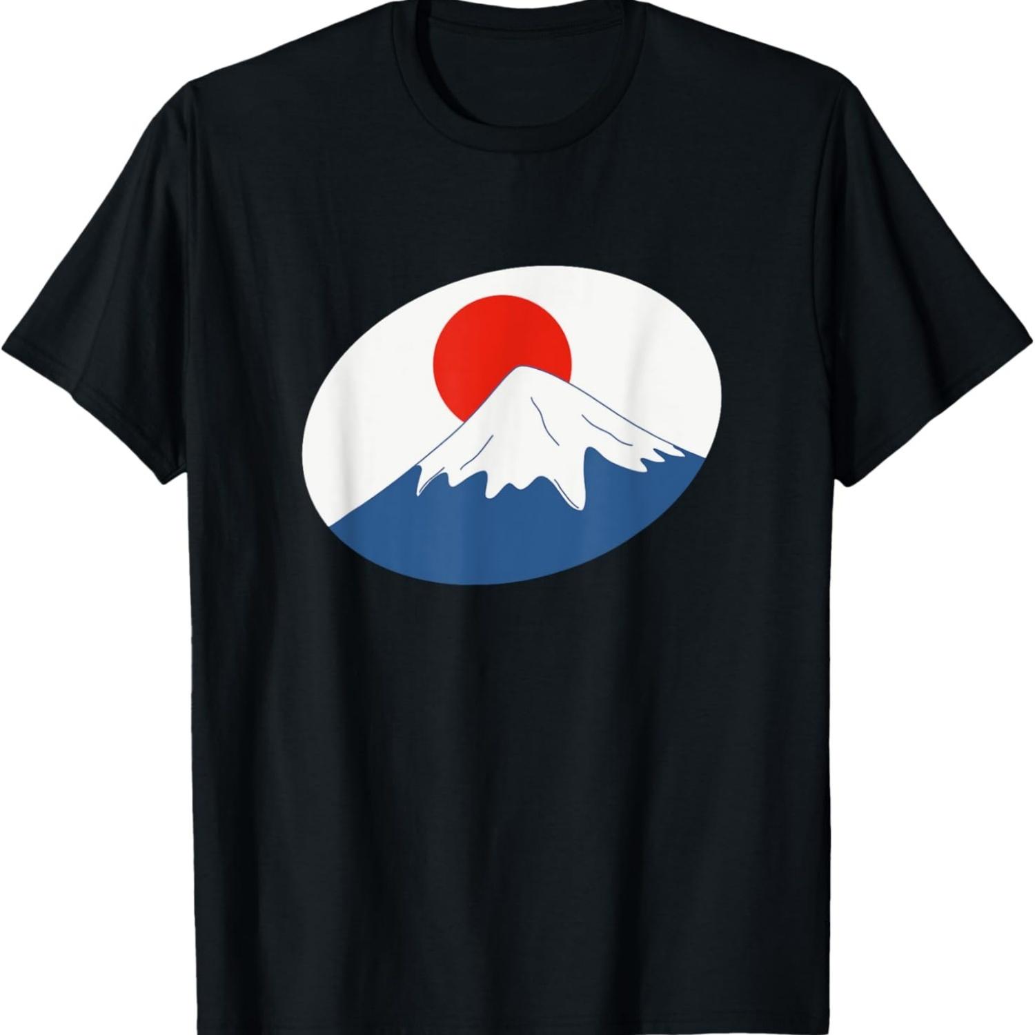 Mount Fuji - Mount Fuji Japan Cherry Blossom  Sun T-Shirt(4) S