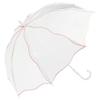 Wpc. Vinyl Umbrella Wavy Off Long Rain Parent Bone 60cm Large Commuting School Travel Stylish Cute Womens Ladies Eye-catching Korean Storage Pouch