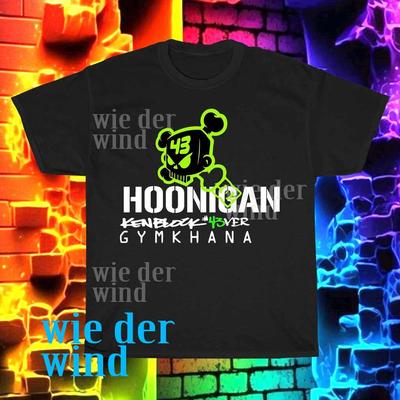 Nuova T-shirt da uomo Hoonigan Ken Block Active Logo divertente taglia da S a 5XL