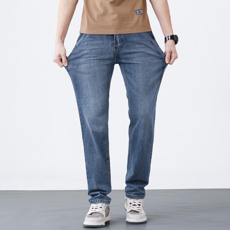 Frühlingskollektion Herren Gerade geschnitten Entspannte Passform Trendig Vielseitig Lässig Schlanke Passform Vintage Hose
