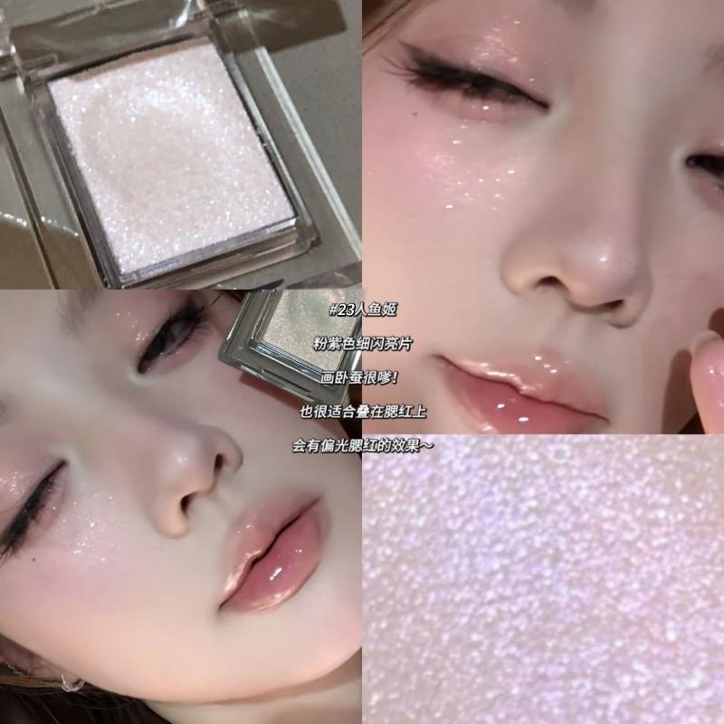 Single Color Eyeshadow Matte Shimmer Fine Texture Affordable Eye Makeup For Women