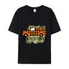 Plaid Truck with Pumpkins and SunflowersPrint T-Shirt Summer Casual Streetwear Men Women Unisex Fashion Tshirt Top