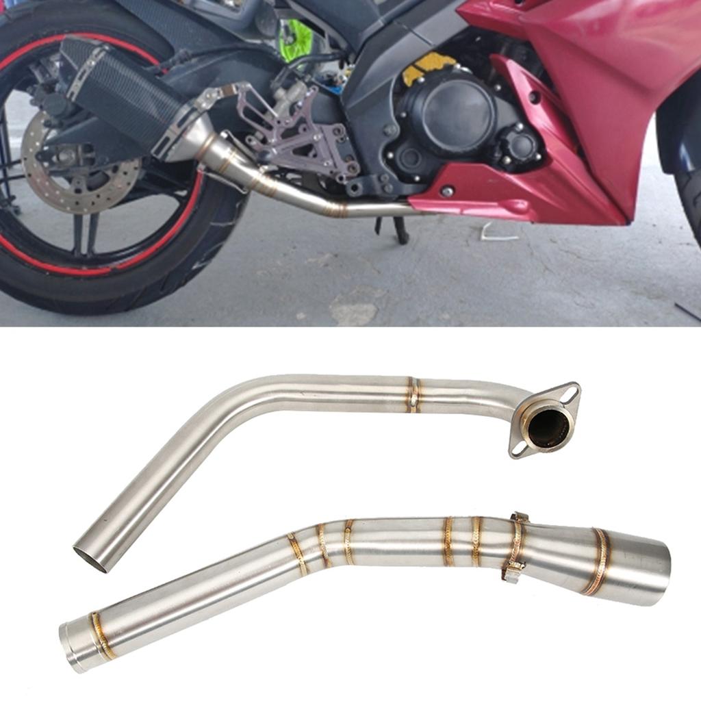 Motorcycle Modification Exhaust Middle Link Pipe Fit for YZF R15 MT?15 2008?2017
