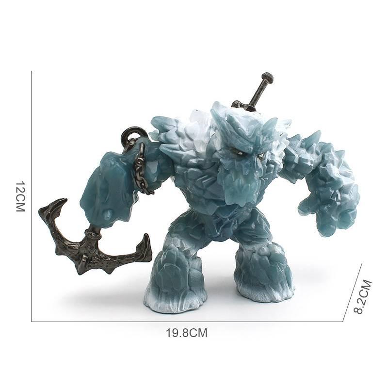 Mythical Creature Model For Children Pvc Static Figure Educational Decor синий