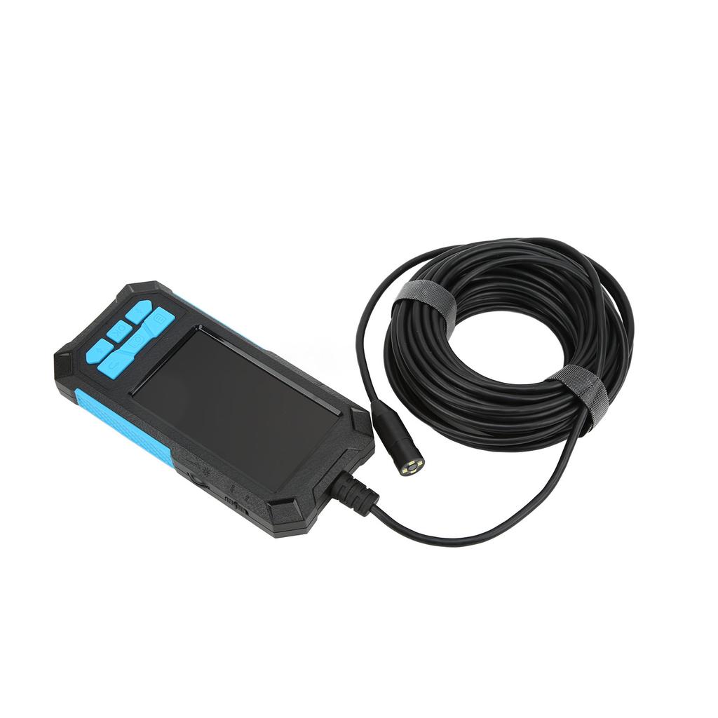 Pipeline Borescope High Resolution 4.5in IPS Screen IP68 Waterproof Adjustable LED Light Portable Borescope for Industry
