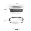 Collapsible Silicone Washbasin: Portable, Multi-use for Vegetables, Dorms & Foot Baths