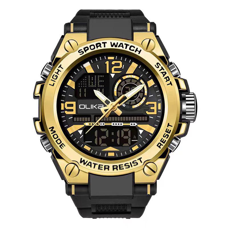 Top Brand New Dual Display Electronic Watch Student Multifunctional Examination Sports Multifunctional Electronic Watch