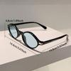 Cute Oval Sunglasses Women Fashion Simple Candy Color Rim Outdoor Shades New Trendy Brand Design Korean Style Sun Glasses