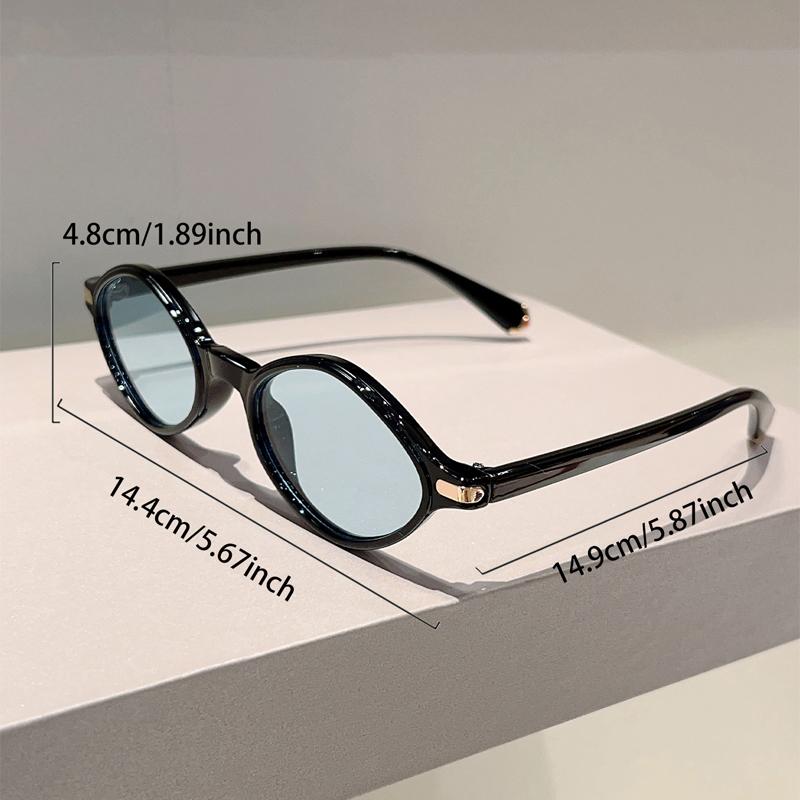 Cute Oval Sunglasses Women Fashion Simple Candy Color Rim Outdoor Shades New Trendy Brand Design Korean Style Sun Glasses