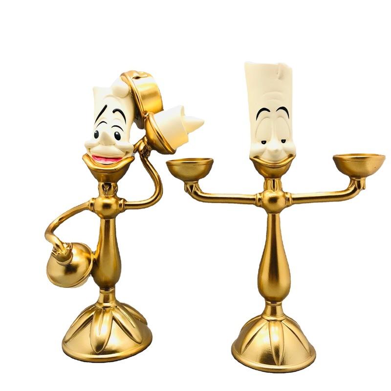Beauty And The Beast Cogsworth Mr Clock 24Cm Action Figure Figurine Collection Decoration Toys Pvc Model Christmas Gifts