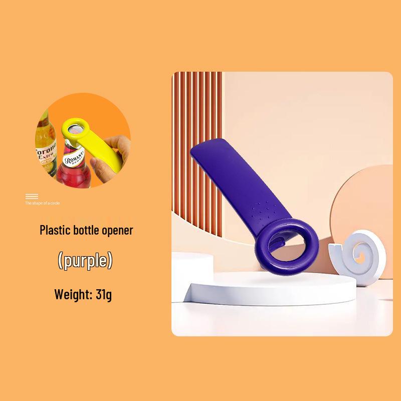 Multifunctional Colorful Bottle and Can Opener - Non-Slip Grip for Easy Use In the Kitchen