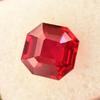 Natural Red Ruby Square Cut 10x10mm Certified Loose Gemstone
