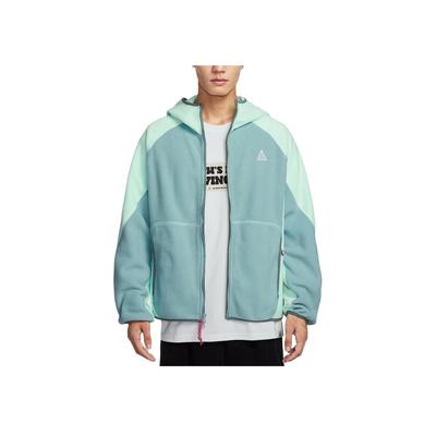 ACG Series Wolf Tree Logo Fleece Full-Zip Hooded Long Sleeve Jacket Men Jackets HJ2461-353