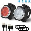 Usb Rechargeable Waterproof Ipx4 Bike Light Set For Safe Night Riding**