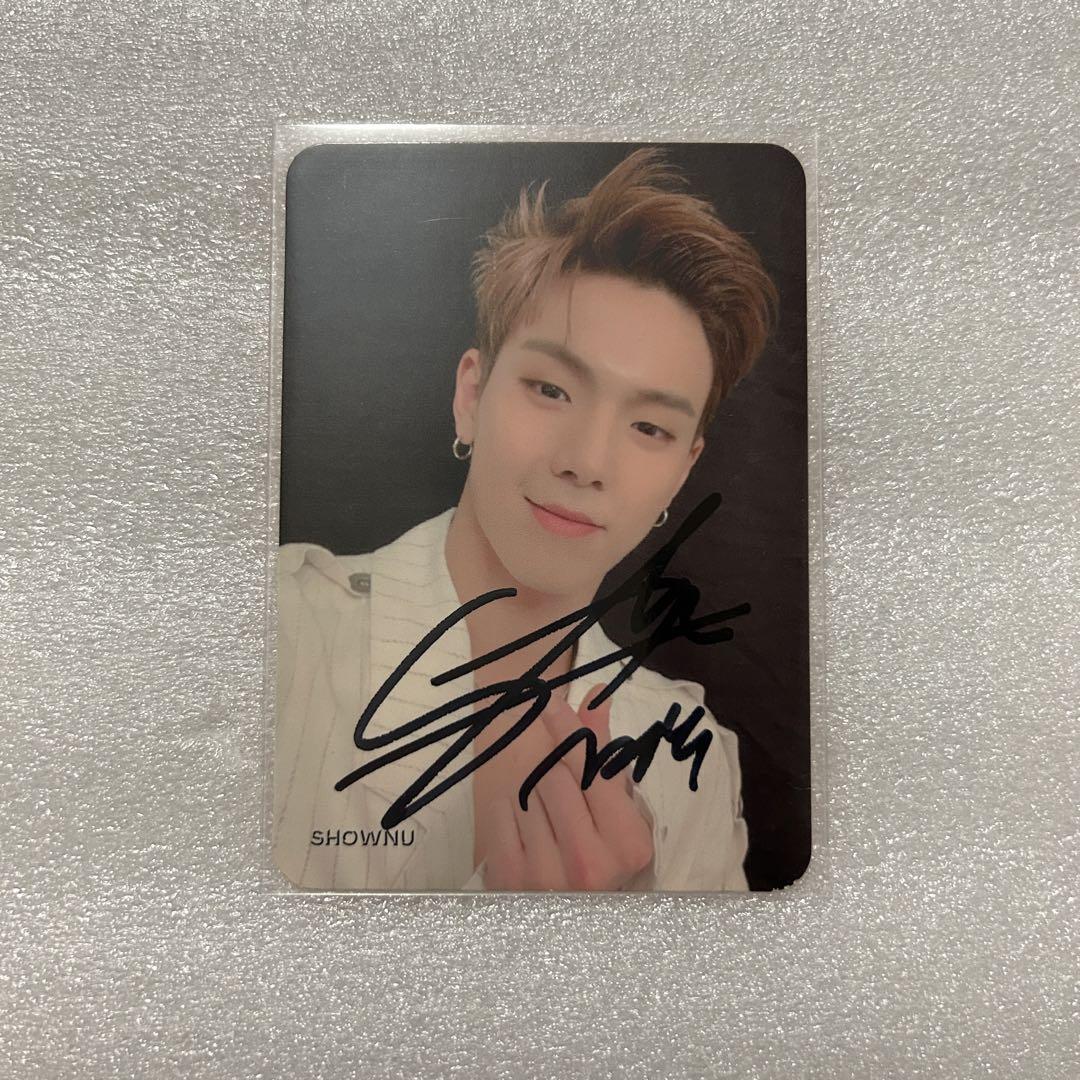 

[USED] MONSTA X Shownu autographed trading card