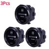 12v 24v 36v Hour Meter for Marine Boat Engine 2" Round Waterproof Gauge Motorcycle Car Truck Mechanical Hour Meter Counter Timer