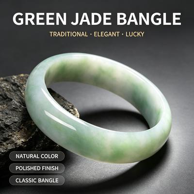 Echte natuurlijke witte groene jade armband Chinese handgesneden mode charme sieraden accessoires amulet geschenken