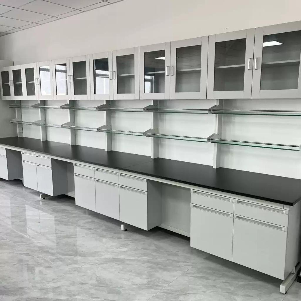 Acid & Alkali Resistant Steel-Wood Laboratory Workbench